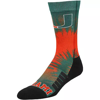 Unisex Strideline Miami Hurricanes Premium Tie-Dye Crew Socks • $19.99