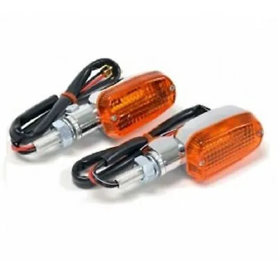 2FastMoto Chrome Turn Signals Dual Filament Fits Most Motorcycles 61-75667 • $27.41