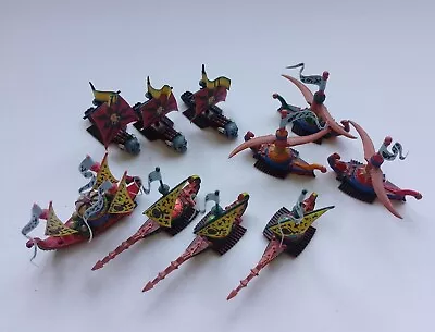 Games Workshop Man O War Painted Entire Chaos Slaanesh Fleet + Chaos Rewards • £140