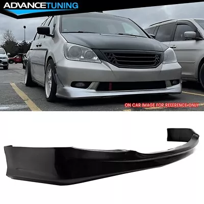 For 05-07 Honda Odyssey Unpainted Black PU Front Bumper Lip Spoiler Splitter • $116.88