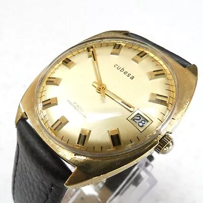 CUBESA Vintage GERMAN Watch With Date Indicator From The 1970s • $1
