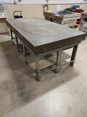 Layout plates Steel 48 X 96 X 6 Thick On Stand (5) • $800