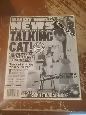 Weekly World News April 2005-talking Catgiant OctopusMichael Jackson  • $13.99