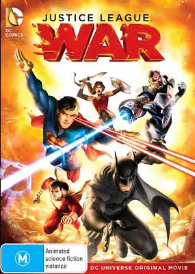 Justice League - War DVD FEB42A DC Superheroes Team Up To Meet Evil Head On • $12.80