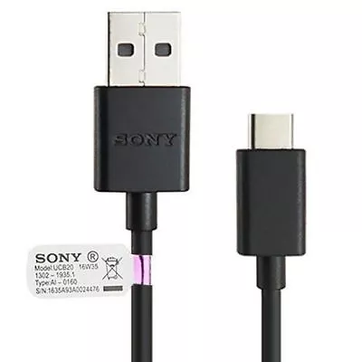 $7.89 • Buy Genuine Sony UCB20 Type-C USB Charging Charger Cable For Xperia XZ X Compact