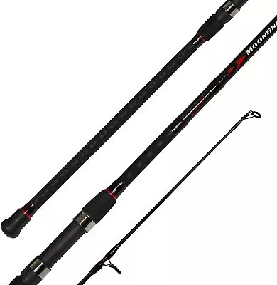 Travel Fishing Rod Solid Carbon Fiber 2-Piece/4-Piece Graphite Surf Spinning Rod • $94.38