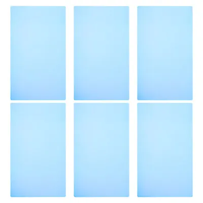 6pcs A4 Size Correction Lighting Gel Filter Film Sheet Colored Overlay Sky Blue • £11.42