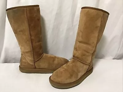 UGG Women’s Boots Classic Tall 5815 Size 8 Chestnut EUR 39/UK 6.5..….R100 • $24.99