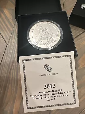 2012 Hawaii Volcano Five Ounce Silver • $170.50