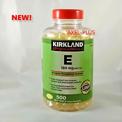 $18.49 • Buy Kirkland Signature Vitamin E 400 I.u. 500 Softgels .