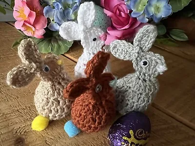 4 Handmade Crochet Easter Bunny Cosy Egg Cover • £7