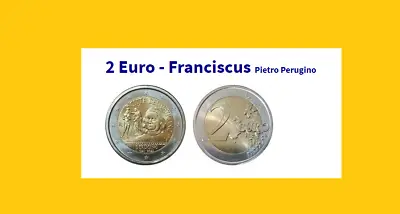 Vatican Coin 2€ Euro 2023 Pietro Perugino Death 500y Painter Sistine Chappel • $42.30