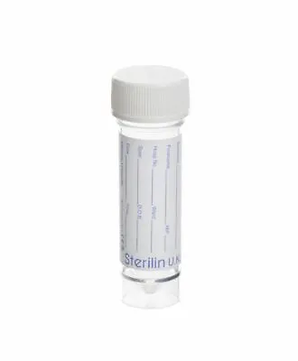 5PACK Urine Sample Specimen Bottle 30ml Universal NHS GP Lab Sterilin Labelled • £5.35