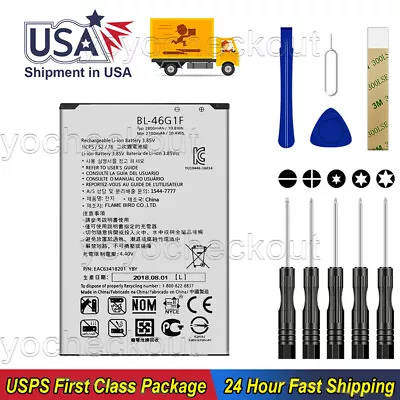 For T-Mobile LG K20 Plus TP260 Replacement Battery BL-46G1F Tool Kit Adhesive • $15.09