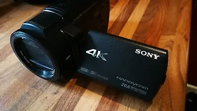 Sony FDR-AX33 Digital 4K Camera Camcorder - Two Batteries - Super Condition... • £545