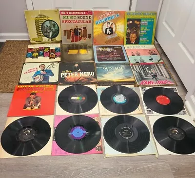 Lot Of 20 Vintage Vinyl Records LP - Jazz Blues Swing Crooner Big Band Brass • $7