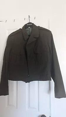 Vintage Cropped Military Jacket • $21