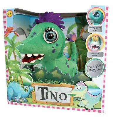 Interactive Plush Story Fairy Tale Dinosaur Tino Bedtime Doll Pillow Plush 0518 • £24.99