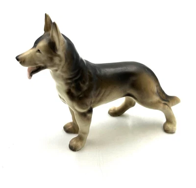 $10 • Buy Rare German Shepherd Dog Figurine Olimco Japan German Shepherd Dog Figurine