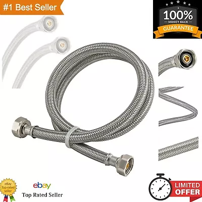 1/2 Inch FIP Flexible Faucet Connector Braided Stainless Steel Supply Hose L... • $28.33