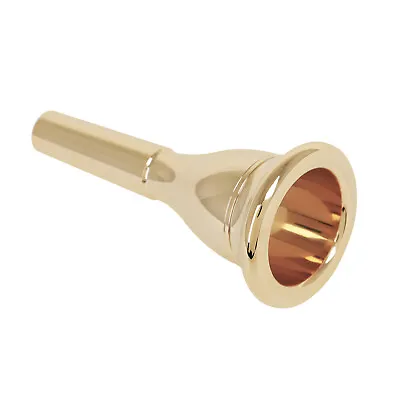 Tuba Mouthpiece Duable Solid Brass Construction Gold Plated Instrument Accessory • $25.90