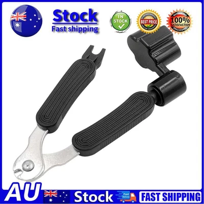 $8.06 • Buy Multifunctional Electric Wooden Guitar Ukulele Strings Winder Pin Puller Cutter