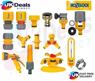 Hozelock Garden Hose Attachments Nozzle Tap End Water Stop Connector Spray Gun • £5.75