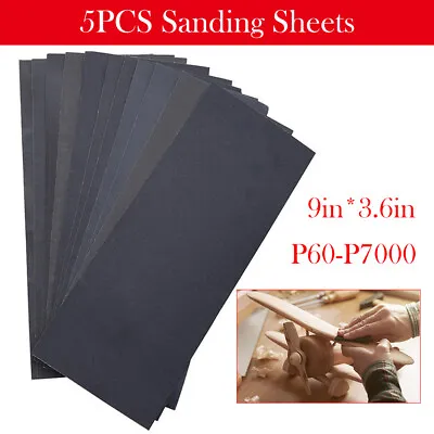 $12.79 • Buy 60-7000 Grit Car Paint Wet And Dry Sandpaper Abrasive Sanding Paper Sheets
