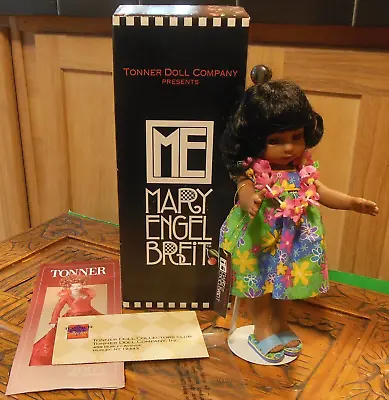 Mary Engelbreit GEORGIA BASIC 2004 HAWAII DOLL - Lei/Sandales-Box-TONNER Catalog • $98