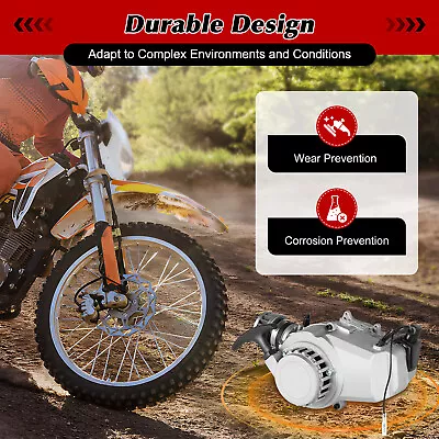 2 Stroke 49CC Pull Start Motor Engine Kit For Pocket Mini Dirt Bike Scooter ATV • $76