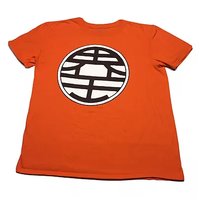 Dragon Ball Z  T-Shirt Mens Large Vintage Anime Cartoon Logo TV Show Orange 90s • $9.99