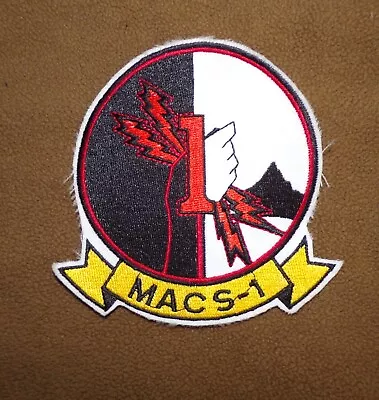 USMC Marine Air Control Squadron One MACS-1 Full Color Patch • $7.95