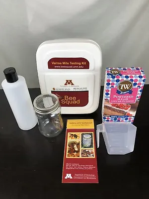 U Of M BEE SQUAD Non Lethal Varroa Mite Test Kit Detection System Mites • $29.99