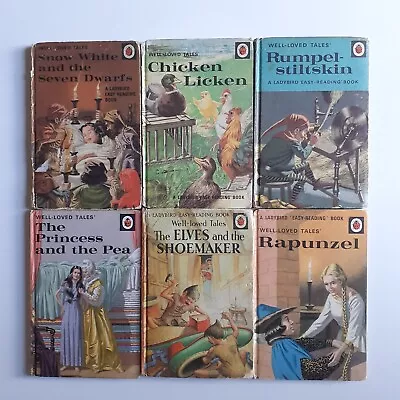 Bundle Of 6 Ladybird Books 606D Well Loved Tales • £13.50