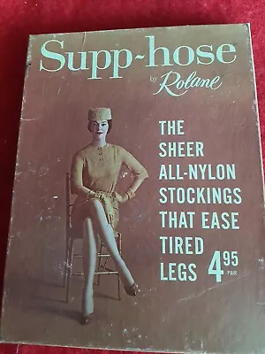 Lot Of Circa 60's Sheer Nylon Stockings 6 Pairs + Box/ New Old Stock/info-pics • $26