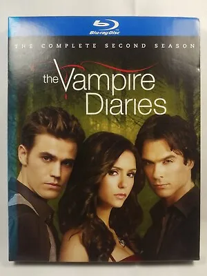 The Vampire Diaries: The Complete Second Season (Blu-ray Disc 2011 4-Disc Set) • $4.95