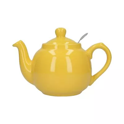 London Pottery Farmhouse 6 Cup Infusion Teapot With Mesh Filter New Yellow • £38.99