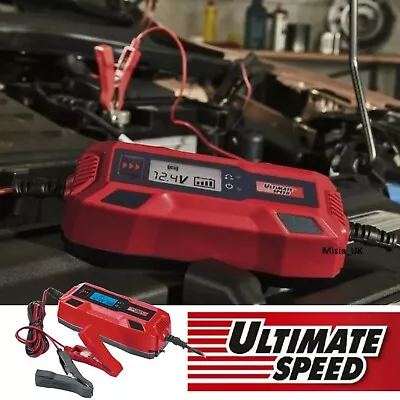 £27.99 • Buy Ultimate Speed 6V Or 12V LCD Car Motorcycle Battery Charger Overload Protection