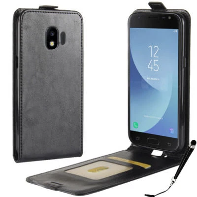 $9.99 • Buy Black Leather Flip Wallet Case Cover For Samsung Galaxy J2 Pro 2018 + Stylus