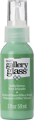 FolkArt Gallery Glass Paint 2oz-Kelly Green FAGG2OZ-19716 • £11.41