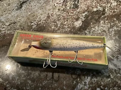 Vintage Creek Chub Pikie Minnow Fishing Lure Antique Tackle Box Bait Musky Bass  • $8.50