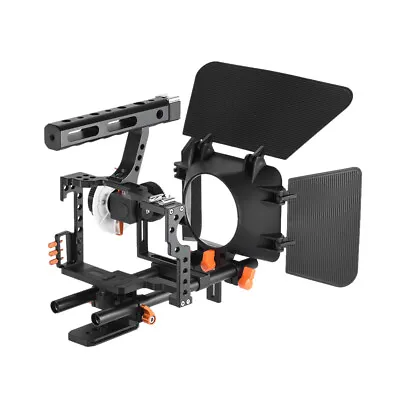    Video Cage Rig Kit Film Making System W/ Matte Box A3R1 • £84.52