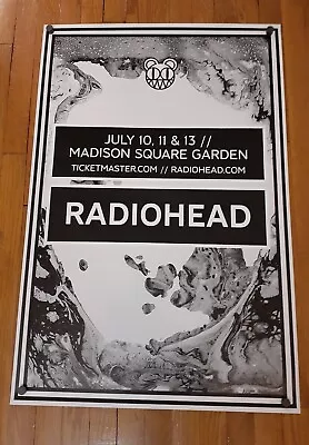 $39.99 • Buy Radiohead Rare Industry Promoter Concert Poster 2018 Msg Nyc 24x36