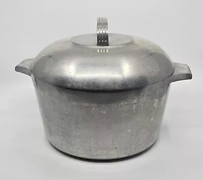 Magnalite Wagner Ware Sidney 0 Round Roaster Stockpot Dutch Oven 6 Quart 4249 • $209.99