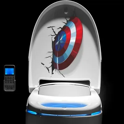 Wall Stickers For Kids Rooms 3D Vivid Captain America's Shield Through • $3.25
