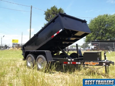 $6995 • Buy 2022 Down To Earth 6 X 10 7k Low Pro Dump Trailer 2 Ft Sides Utility Power Up Do