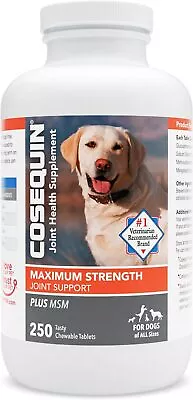 Cosequin Maximum Strength Joint Health Supplement For Dogs - With Glucosamine C • $44.98