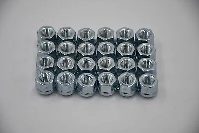 Set 24 14mm X 1.5 Open End Bulge Zinc Lug Nut Nuts Kit 3/4  Hex M14x1.5 • $19.20