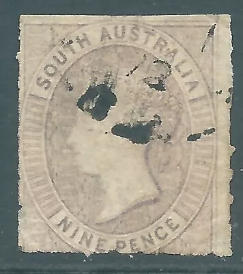SOUTH AUSTRALIA Queen Victoria Used 9d Stamp • $2.48