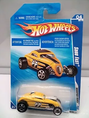 Hot Wheels - Mainline / Sooo Fast - Yellow - Mooneyes -Model Car X1 • $49.72